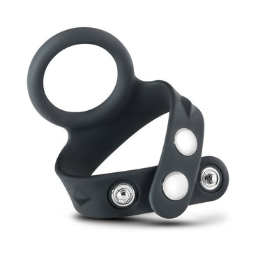 Blush Performance VS7 Silicone Cock & Ball Strap Large Black