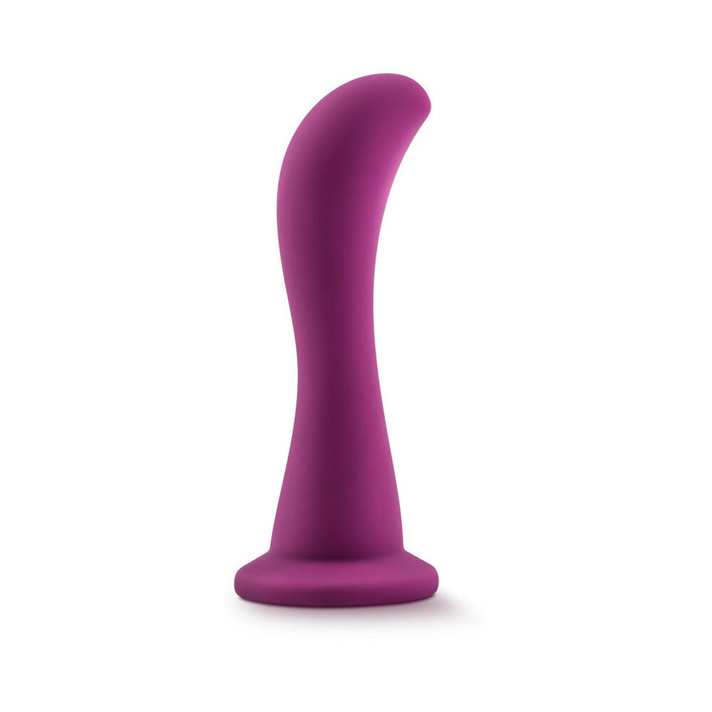 Blush Temptasia Bellatrix 6.25 in. Curved Dildo with Suction Cup Plum