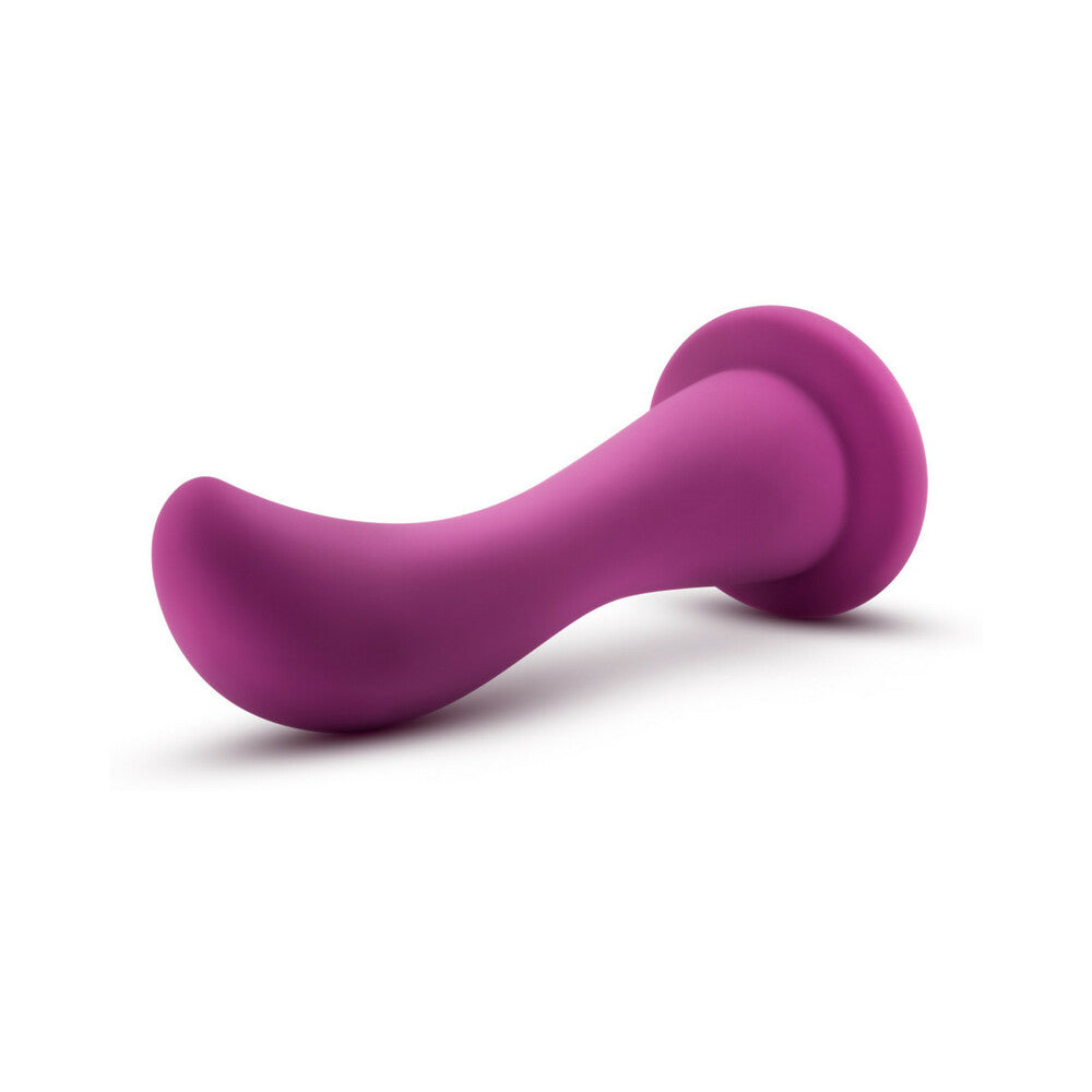 Blush Temptasia Bellatrix 6.25 in. Curved Dildo with Suction Cup Plum