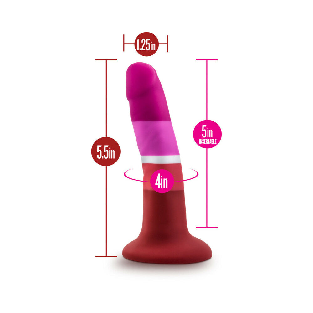 Blush Avant Pride P3 Beauty 5.5 in. Silicone Dildo with Suction Cup