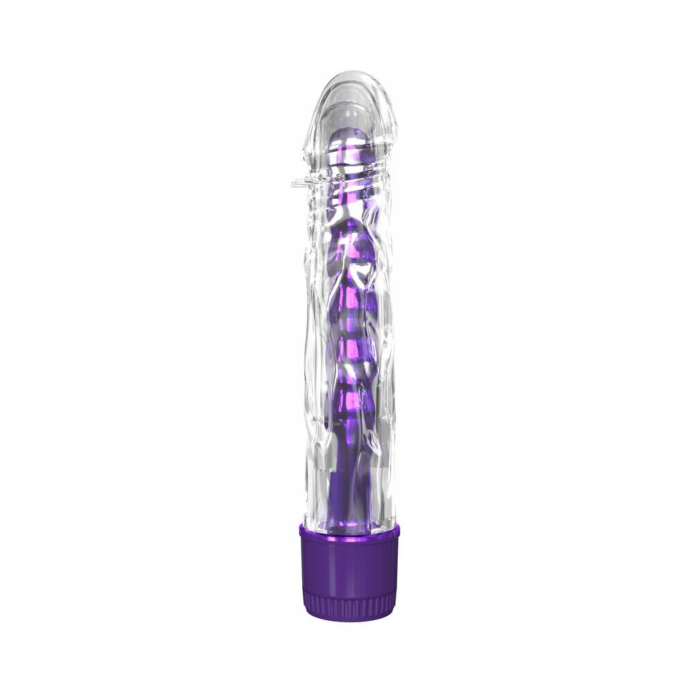 Pipedream Classix Mr. Twister 6.5 in. Vibrator and Sleeve Set Purple
