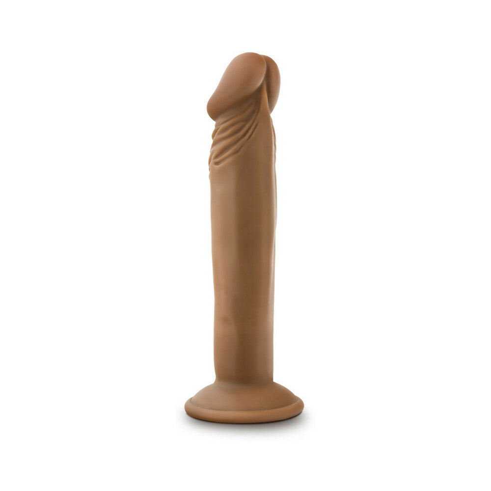 Blush Dr. Skin Dr. Small Realistic 6 in. Dildo with Suction Cup Tan