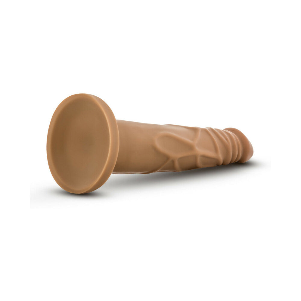 Blush Dr. Skin Basic 7.5 Realistic 7.5 in. Dildo with Suction Cup Tan