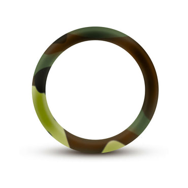 Blush Performance Silicone Camo Cock Ring Green Camouflage