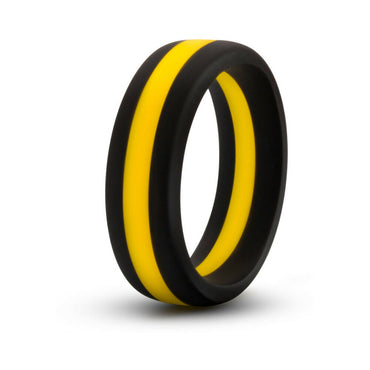 Blush Performance Silicone Go Pro Cock Ring Black/Gold/Black