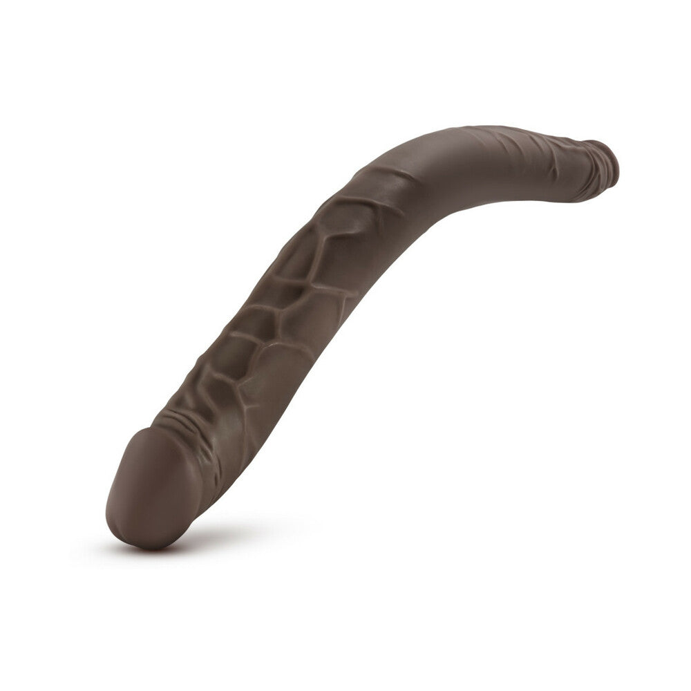 Blush Dr. Skin 16 in. Double Dildo Brown