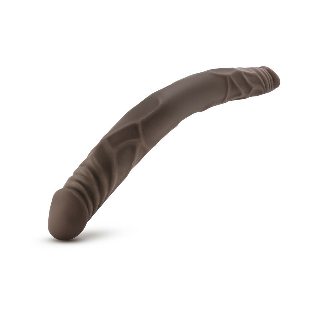 Blush Dr. Skin 14 in. Double Dildo Brown