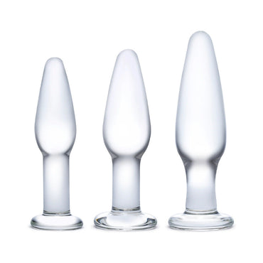 Glas 3-Piece Glass Anal Training Set