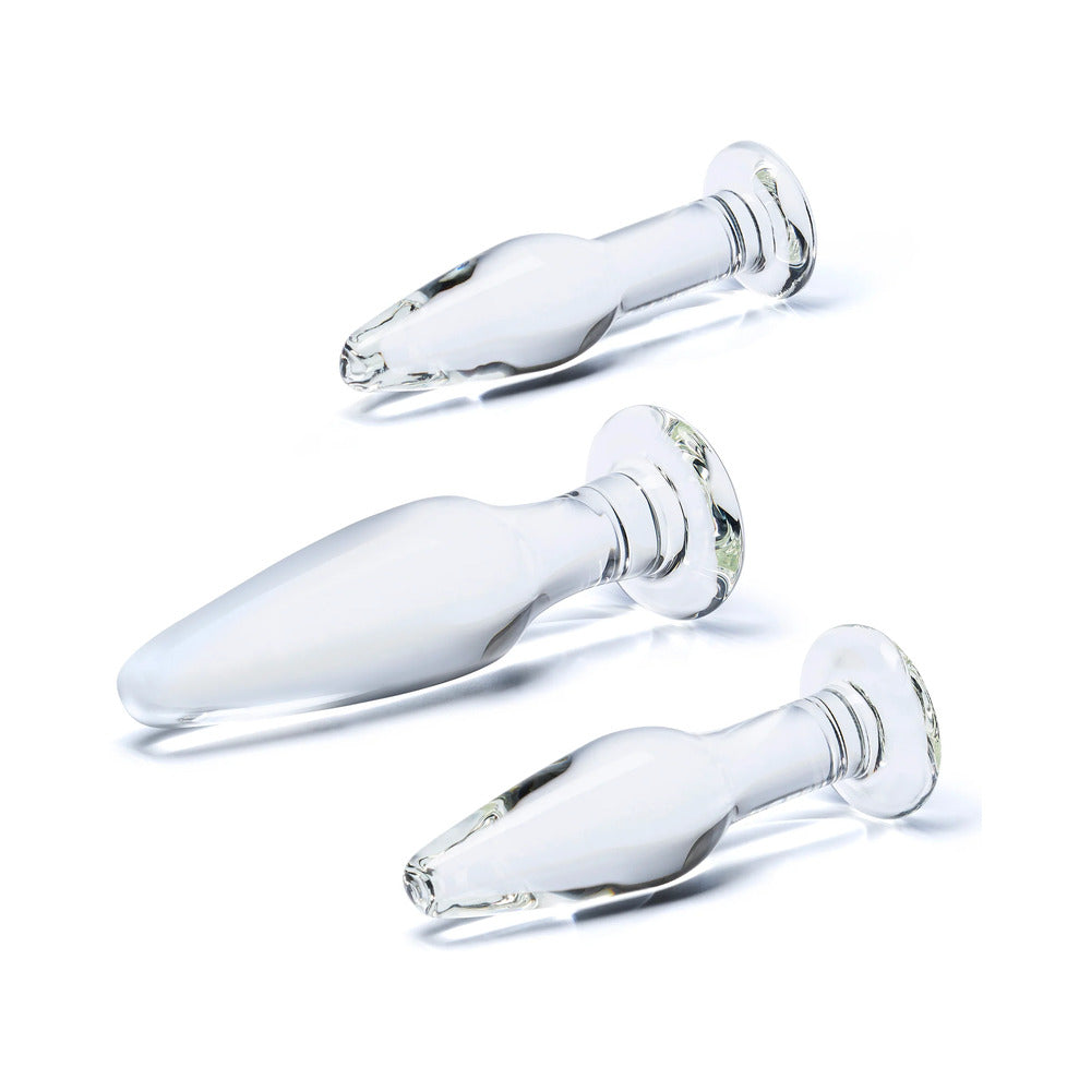 Glas 3-Piece Glass Anal Training Set