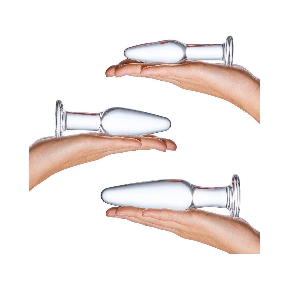 Glas 3-Piece Glass Anal Training Set