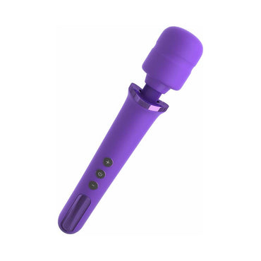 Pipedream Fantasy For Her Her Rechargeable Power Wand Silicone Vibrator Purple