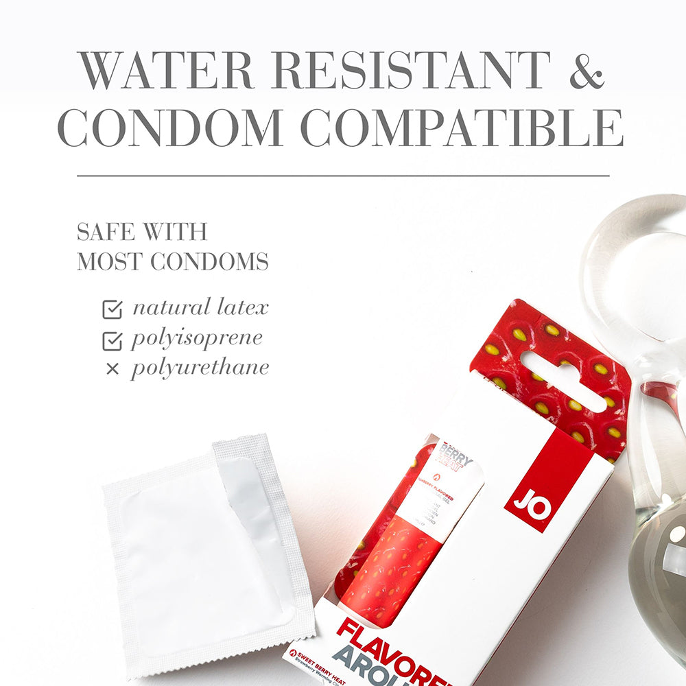 JO Sweet Berry Heat Flavored Arousal Gel 0.34 oz.