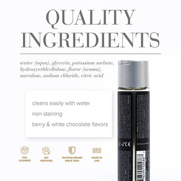 JO Gelato White Chocolate Rasberry Truffle Water-Based Lubricant 4 oz.