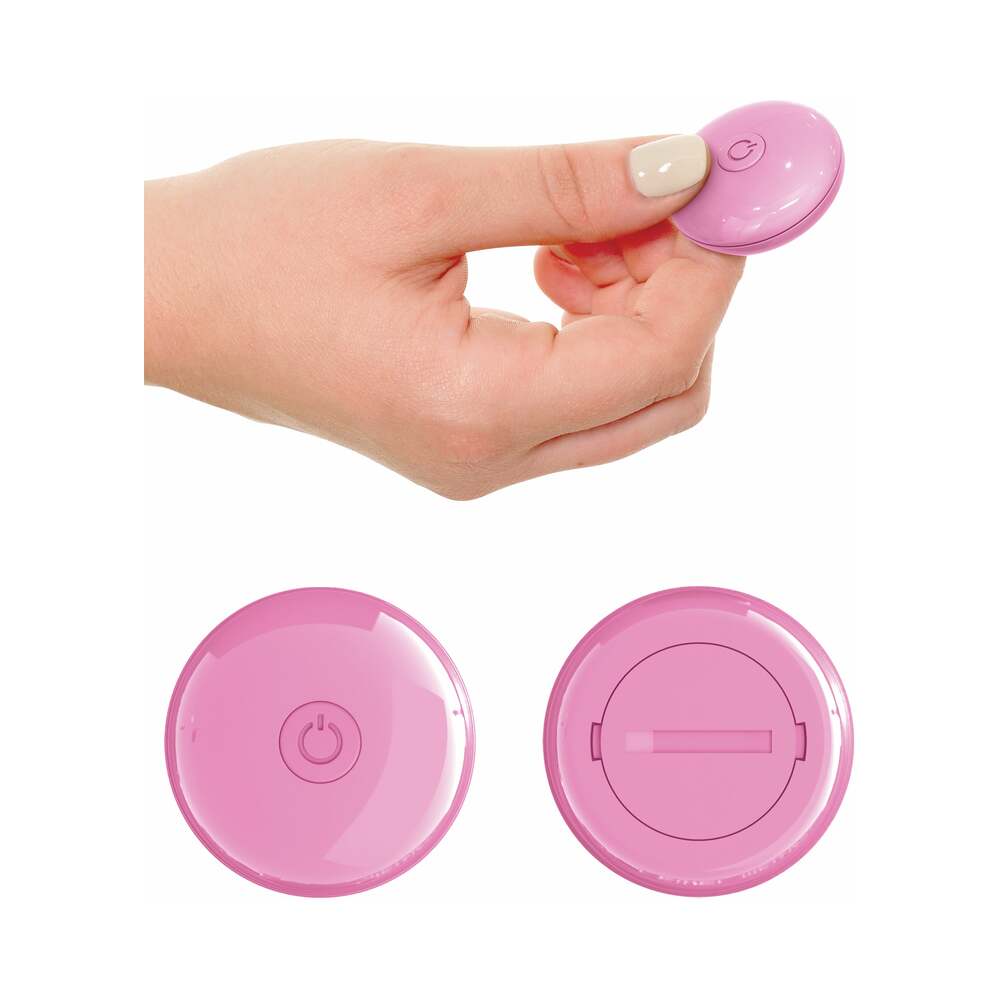 Pipedream 3Some Rock n' Grind Rechargeable Remote-Controlled Dual Stimulation Silicone Vibrator Pink