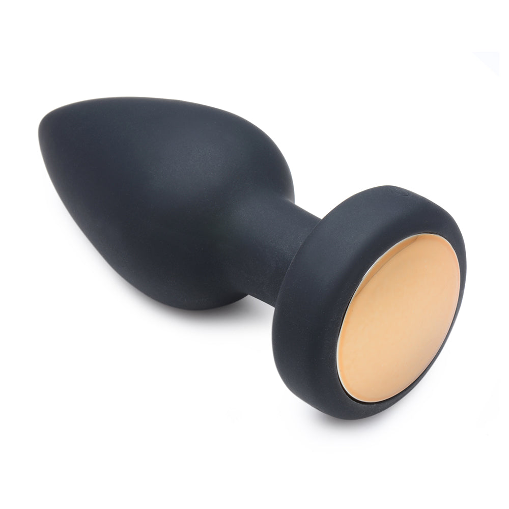 Booty Sparks Rechargeable Light Up Vibrating Medium Anal Plug with Remote Control