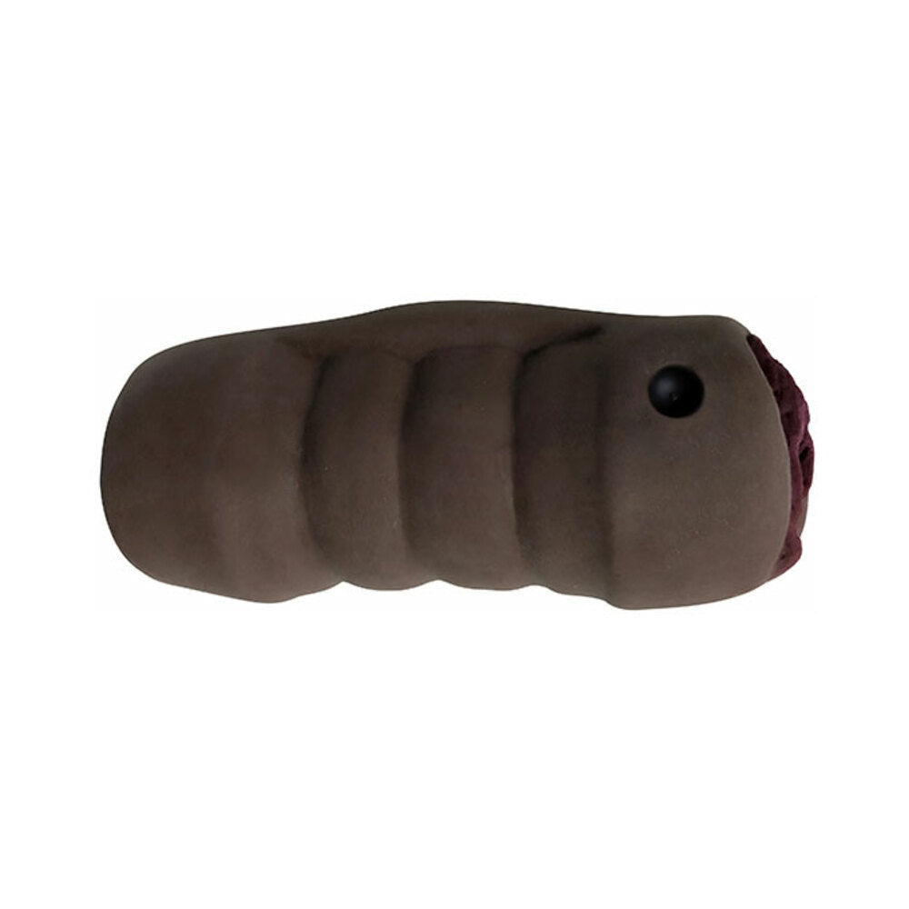 Curve Toys Mistress Perfect Fuck Double Trouble BFFs Brandy & Buffy Vibrating Dual Ended Stroker Brown
