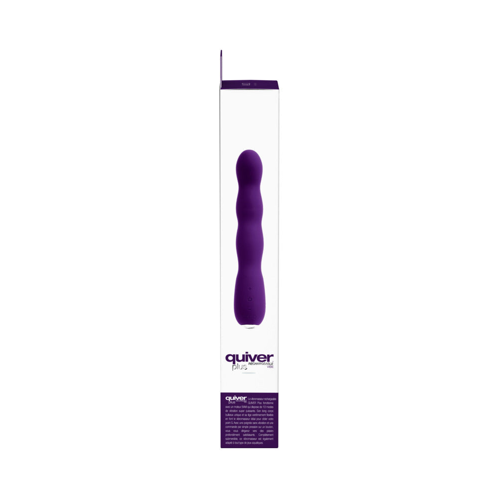 Vedo Quiver Rechargeable Plus Vibe Deep Purple