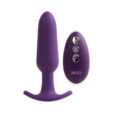 Bump Plus Rechargeable Remote Control Anal Vibe Purple