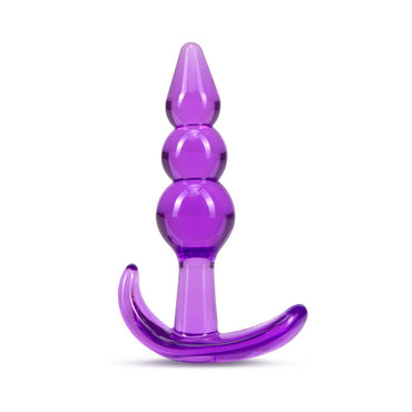 Blush B Yours Triple Bead Anal Plug Purple