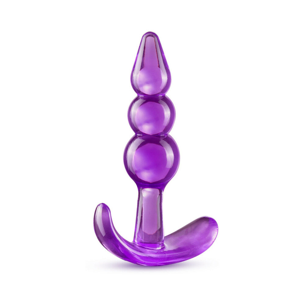 Blush B Yours Triple Bead Anal Plug Purple