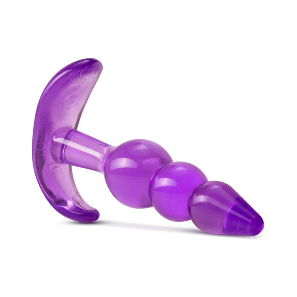 Blush B Yours Triple Bead Anal Plug Purple