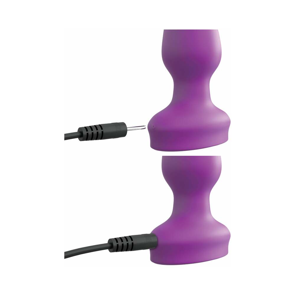 Pipedream 3Some Wall Banger Rechargeable Remote-Controlled Vibrating Anal Plug With Suction Cup Purple
