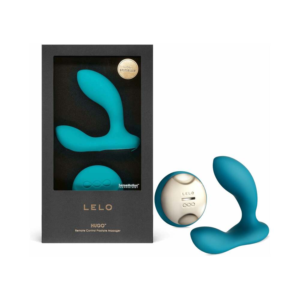 LELO HUGO Luxury Prostate Vibrator - Ocean Blue