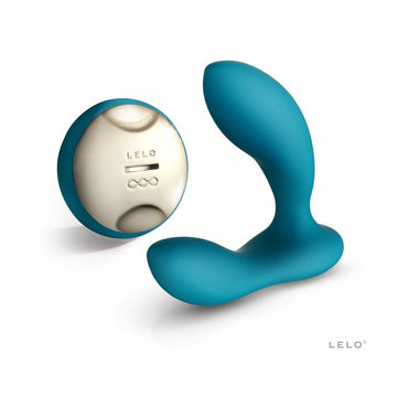 LELO HUGO Luxury Prostate Vibrator - Ocean Blue