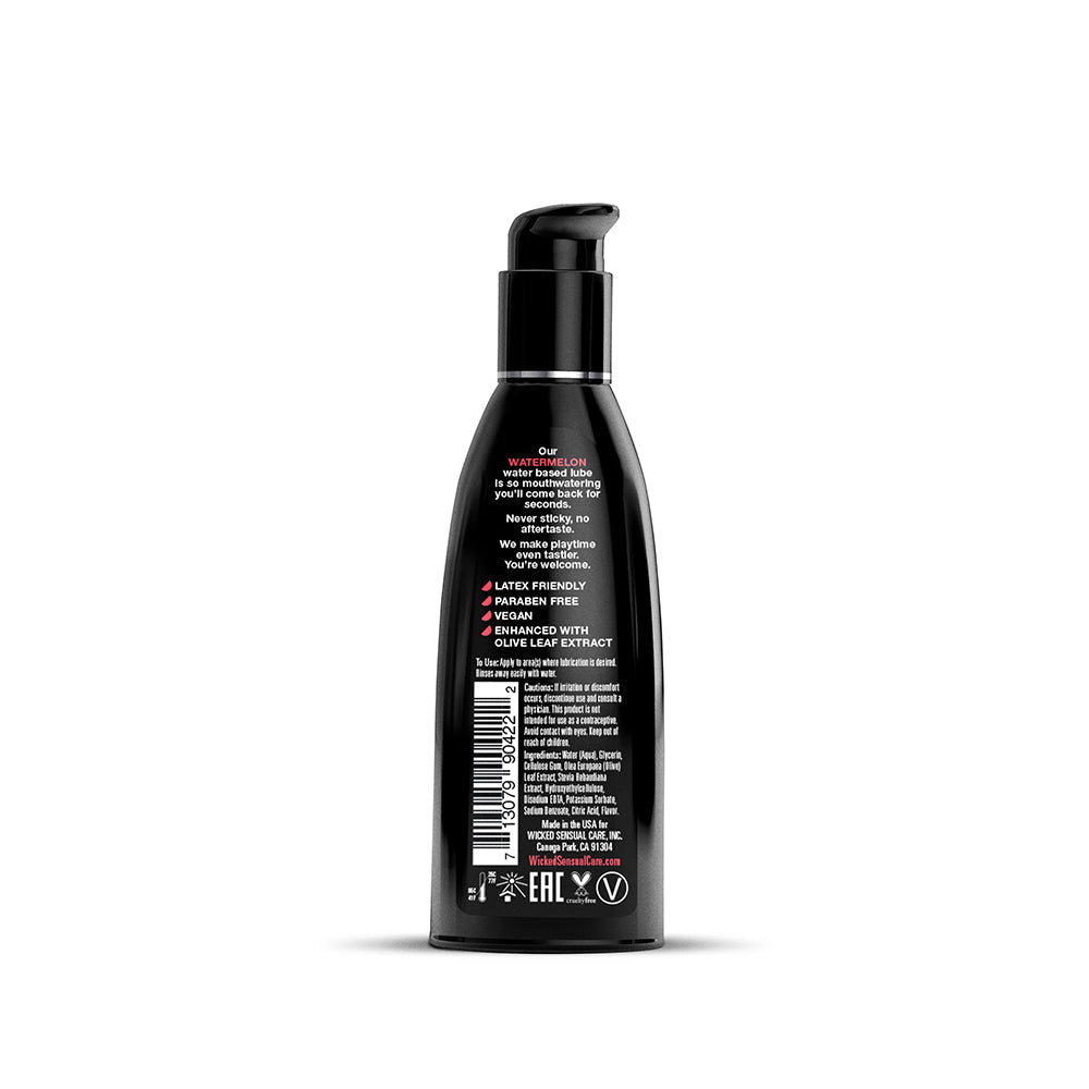 Wicked Aqua Watermelon Water Based Lubricant 2 oz.