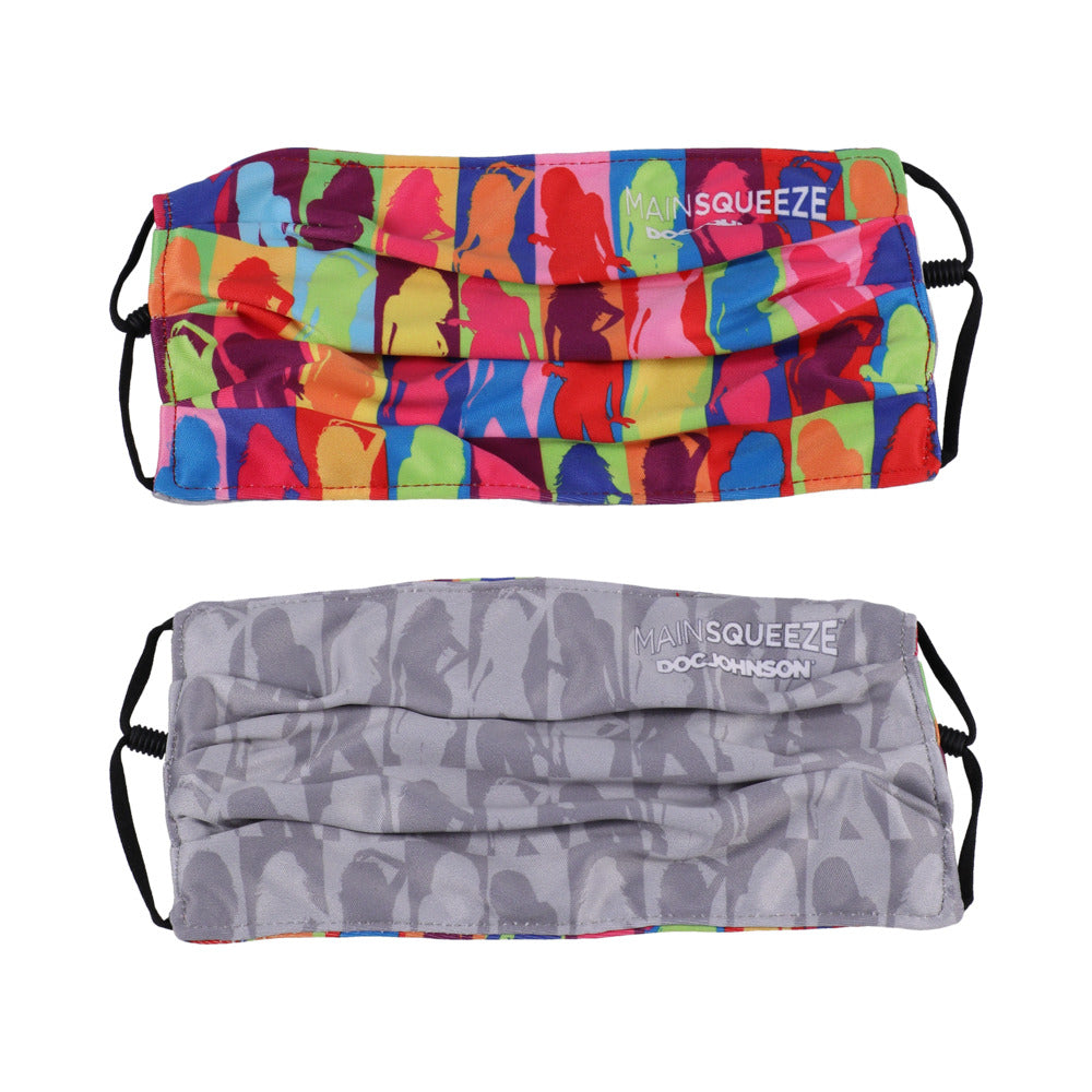 DJ Reversible & Adjustable Face Mask Main Squeeze Pattern