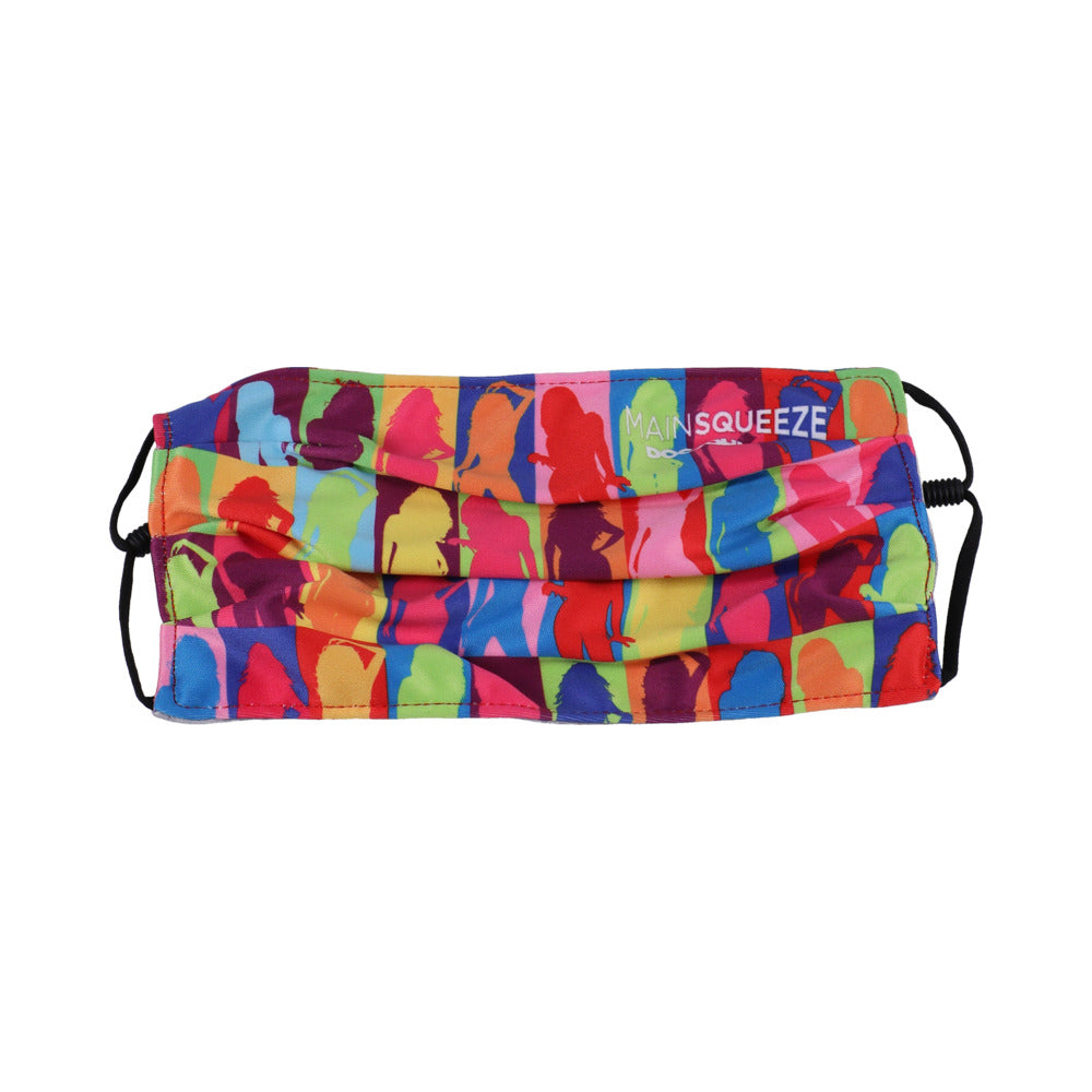 DJ Reversible & Adjustable Face Mask Main Squeeze Pattern