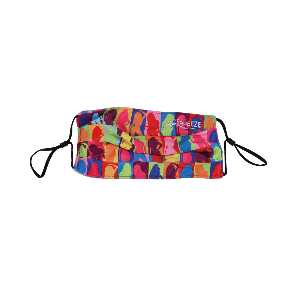 DJ Reversible & Adjustable Face Mask Main Squeeze Pattern