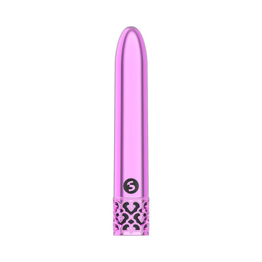Royal Gems Shiny Rechargeable ABS Bullet Vibrator Pink