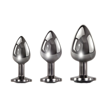 Evolved Black Gem Anal Plug 3-Piece Set