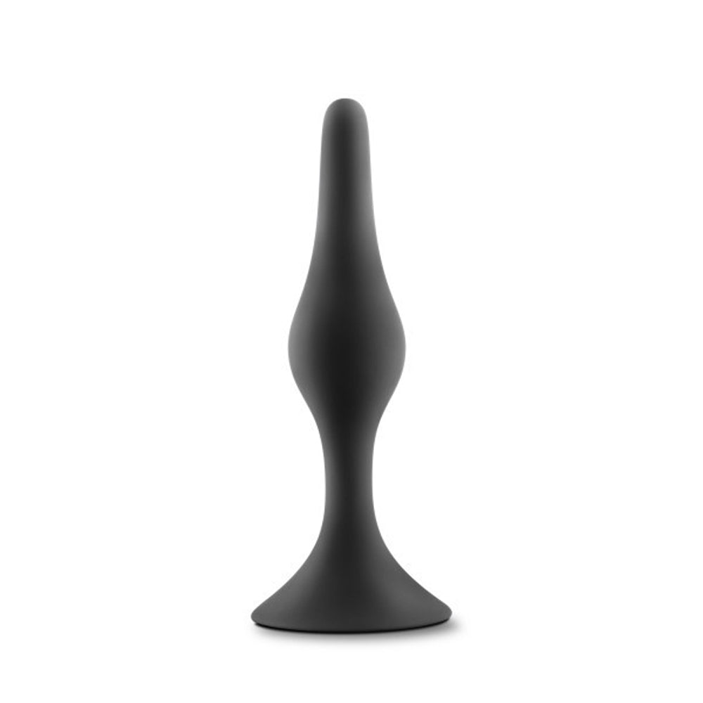 Blush Anal Adventures Platinum Silicone Beginner Plug Small Black