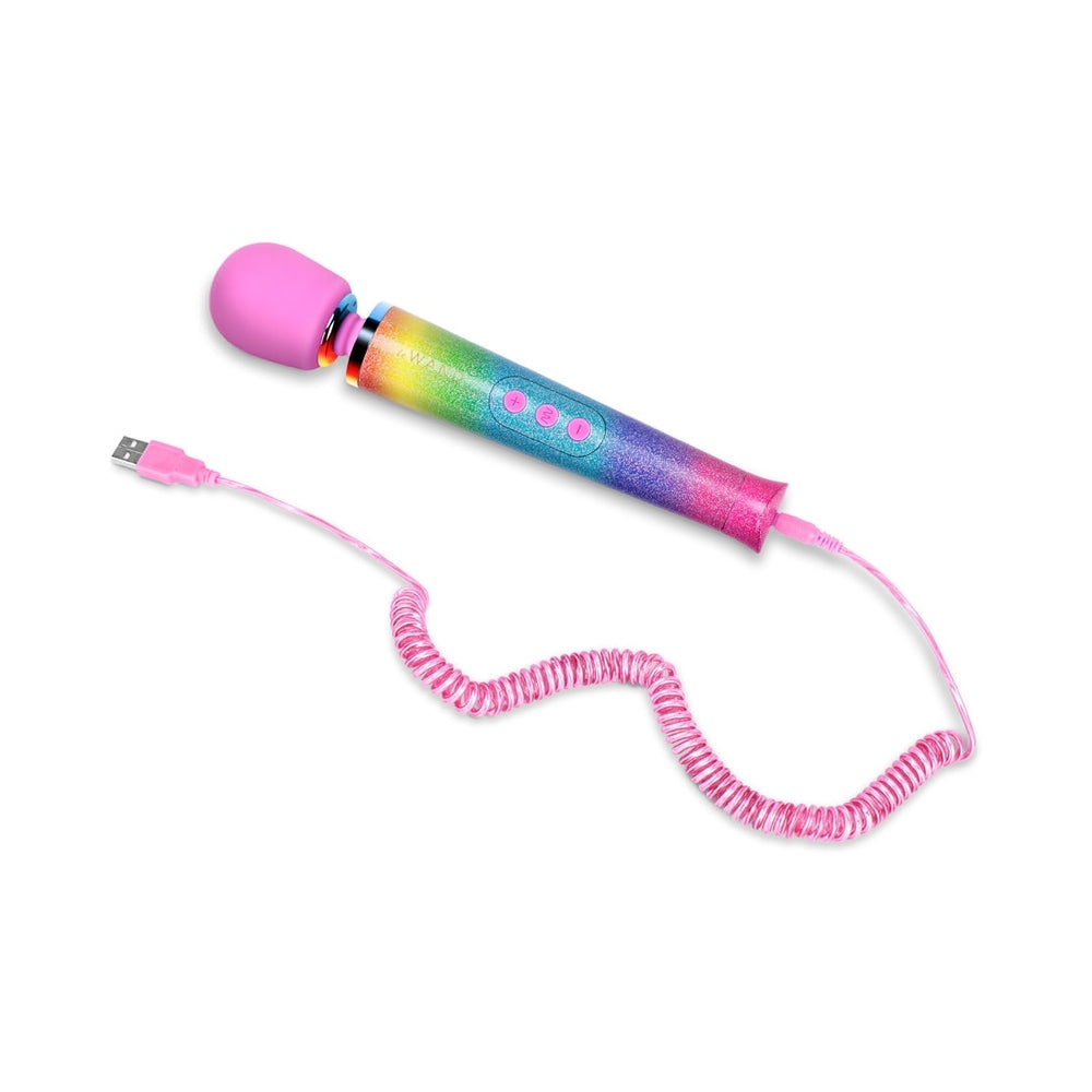Le Wand All That Glimmers Rainbow Ombre 7-Piece Collection Special Edition Petite Rechargeable Vibrating Massager