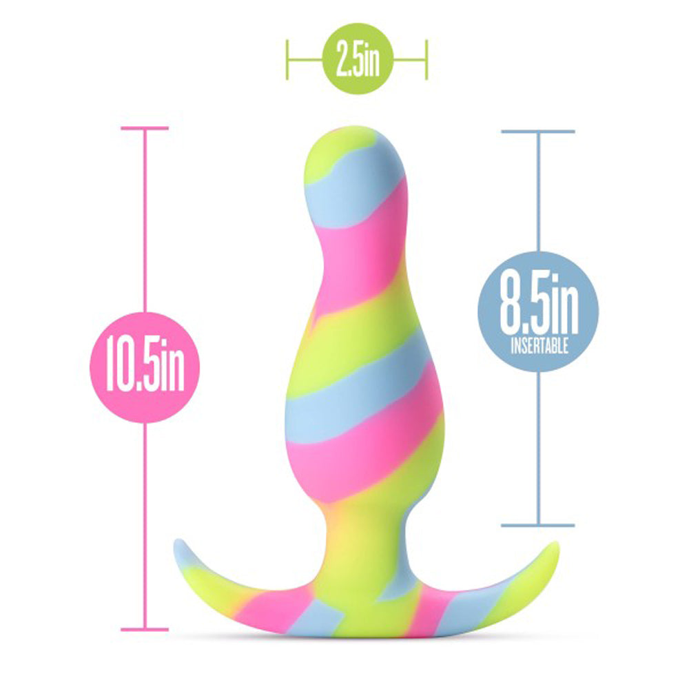 Blush Avant Kaleido Silicone Anal Plug Lime