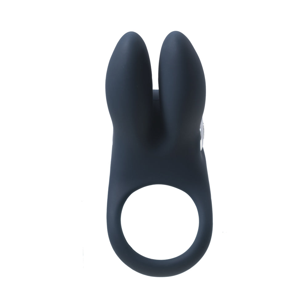 Vedo Sexy Bunny Rechargeable Vibrating C-Ring Black Pearl