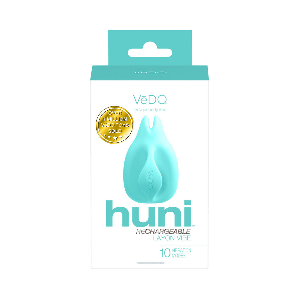Vedo Huni Rechargeable Finger Vibe Tease Me Turquoise
