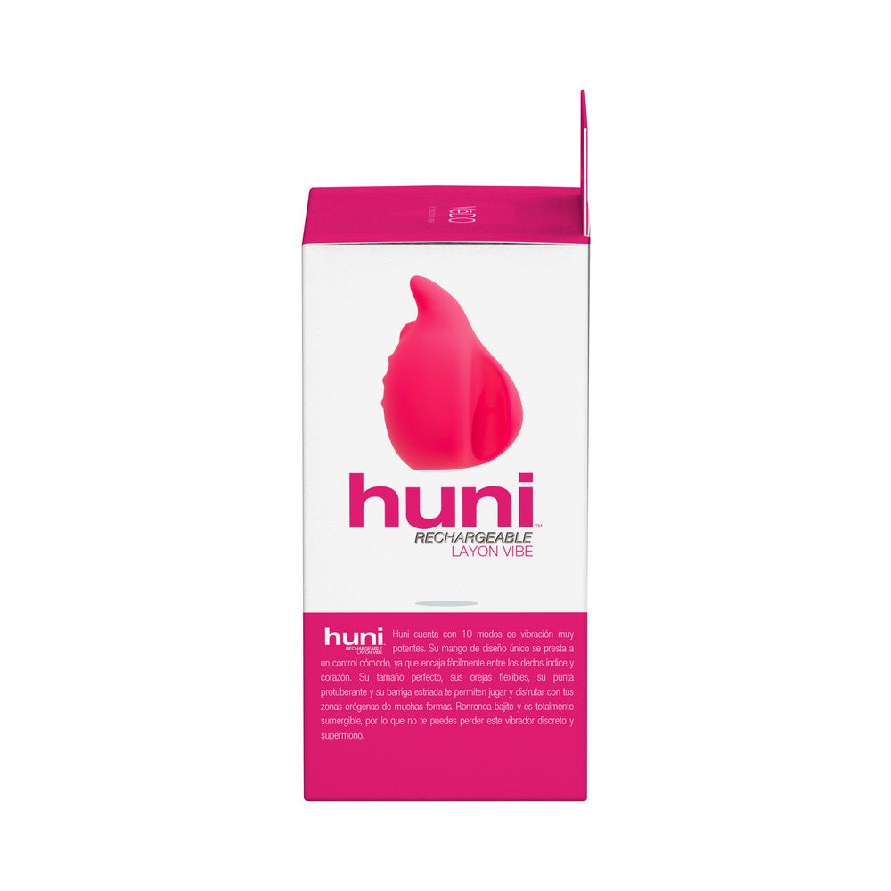 Vedo Huni Rechargeable Finger Vibe Tease Me Foxy Pink