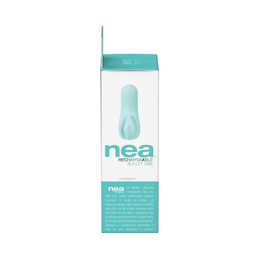 Vedo Nea Rechargeable Finger Vibe Tease Me Turquoise