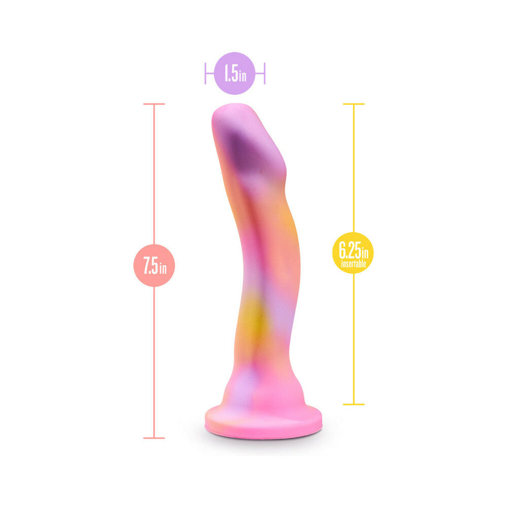 Avant Sun's Out 7.5 in. Silicone Dildo with Suction Cup Pink