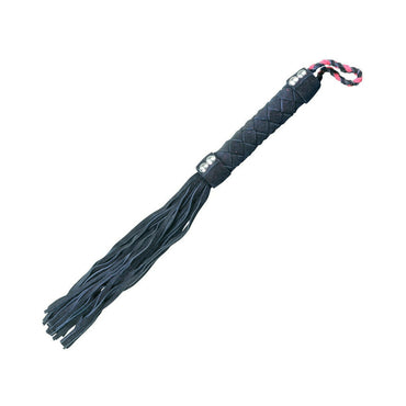 Ple'sur 15.5 in. Leather Flogger Black
