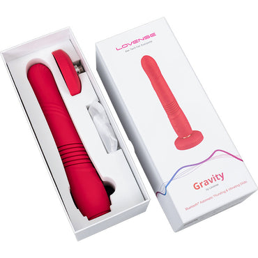 Lovense Gravity App-Controlled Thrusting Dildo