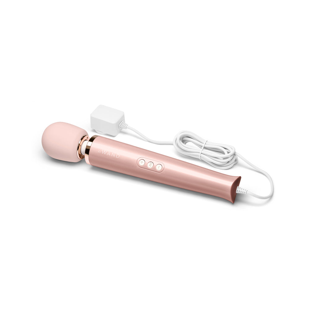 Le Wand Powerful Plug-In Vibrating Massager Rose Gold
