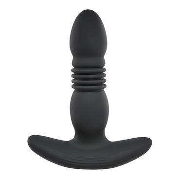 Playboy Trust The Thrust Thrusting Vibrating Anal Plug Black