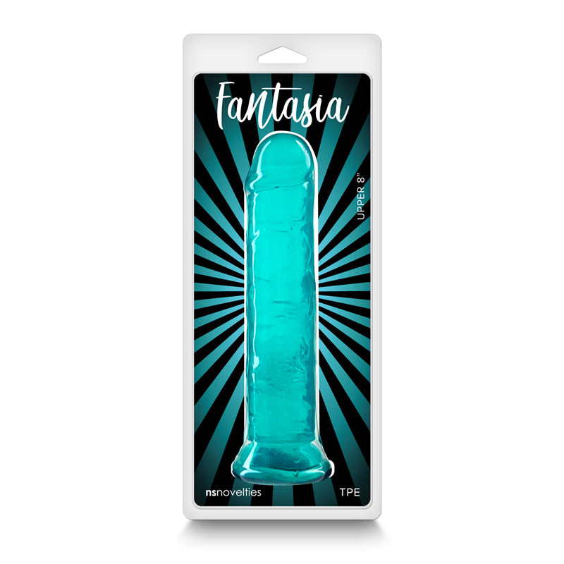 Fantasia Upper 8in Jelly Dildo Teal