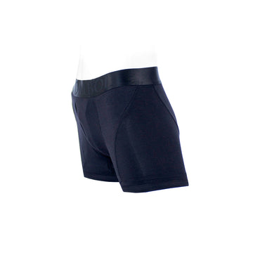 SpareParts Tomboii Rayon Boxer Briefs Harness Black Size L