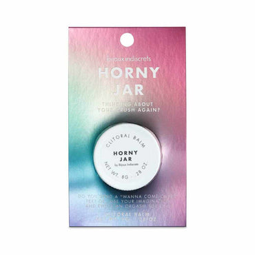 Bijoux Indiscrets Clitherapy Horny Jar Clitoral BalmĀ 0.28 oz.