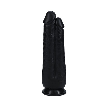 RealRock Two in One 9 in. / 10 in. Dildo Black